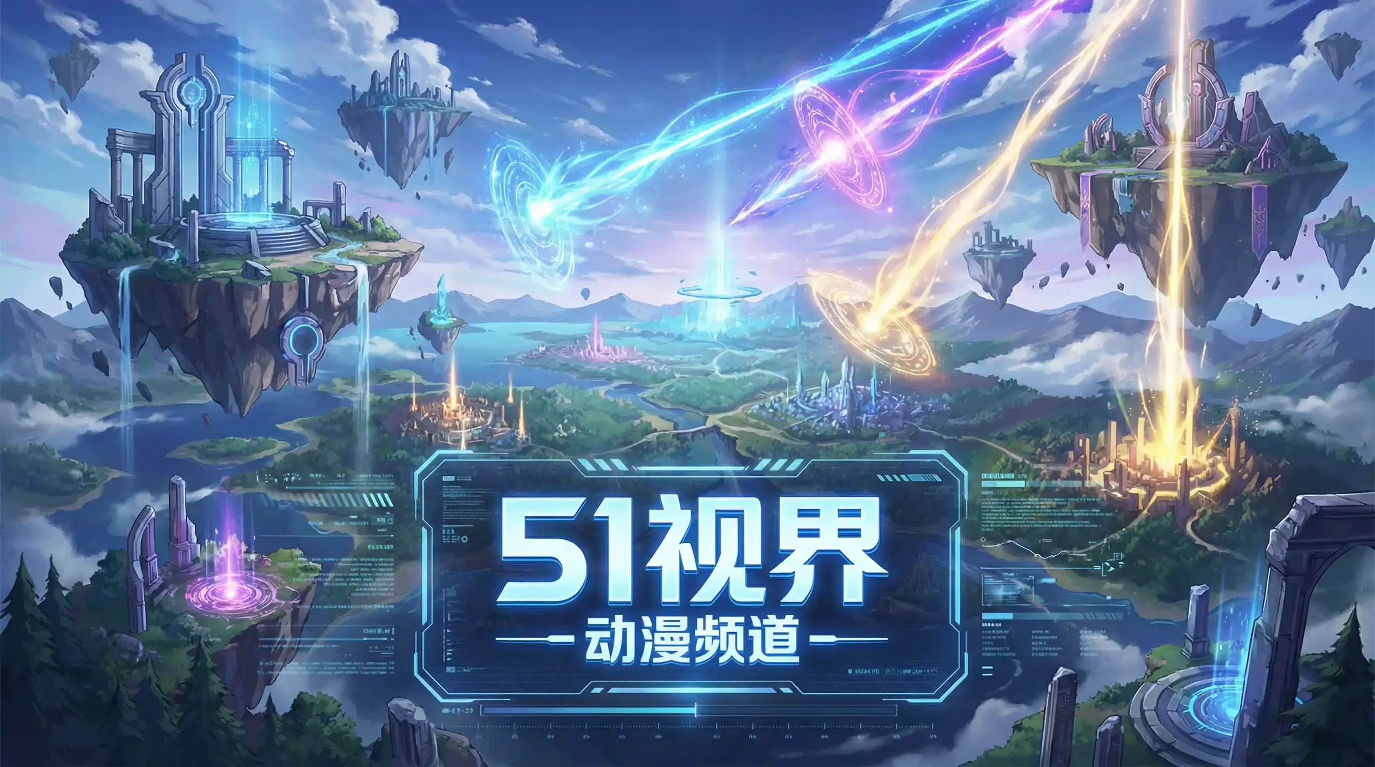 奇幻动漫世界浮空岛屿 - 吃瓜51 动漫资讯